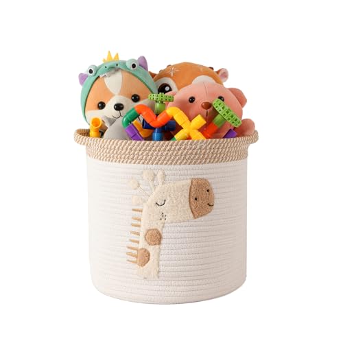Toy Storage Baskets Woven Cotton Rope Storage Basket - Image 2