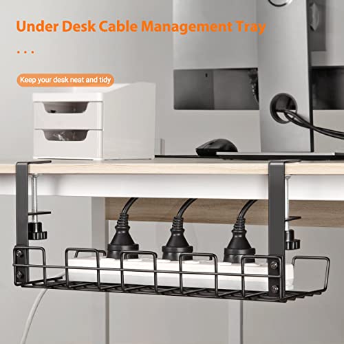 Under Desk Cable Management Tray L 14.9'' W 5.9'' - Image 4