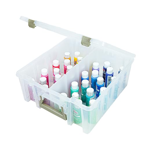 ArtBin Super Satchel Double Deep, 8-Compartment Craft Box, Gold - Image 7