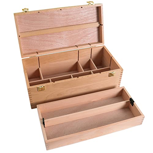 U.S. Art Supply Multi-Function Artist Supply Box with Locking - Image 2