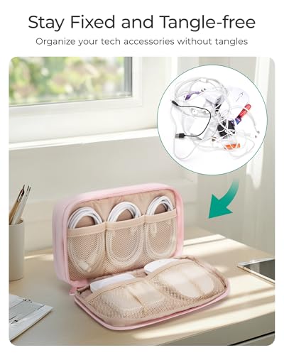 BAGSMART Electronics Organizer Travel Case for Cords Chargers - Image 4