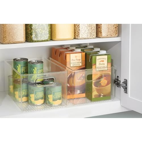 iDesign Plastic Pantry Storage Bin, Clear - Image 4