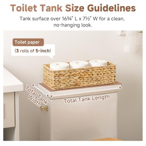 StorageWorks Wicker Toilet Paper Basket, Toilet Tank | All Products - Image 4