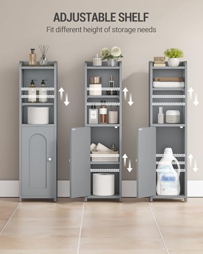 Hzuaneri Bathroom Storage Cabinet, Narrow Toilet Paper - Image 5