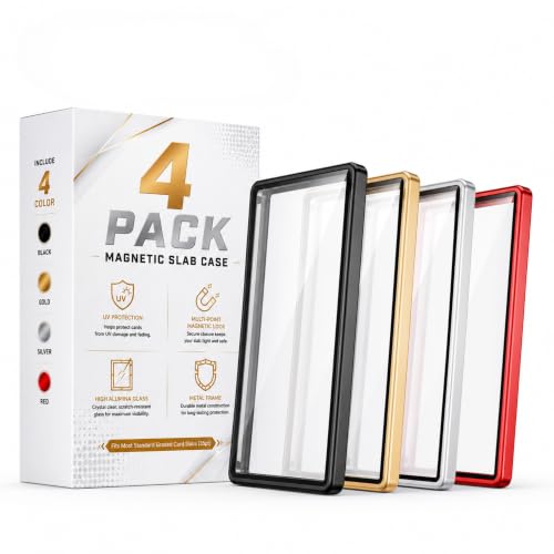 PSA Slab Protector 4 Pack, Tempered Glass Magnetic Display Case - Image 2