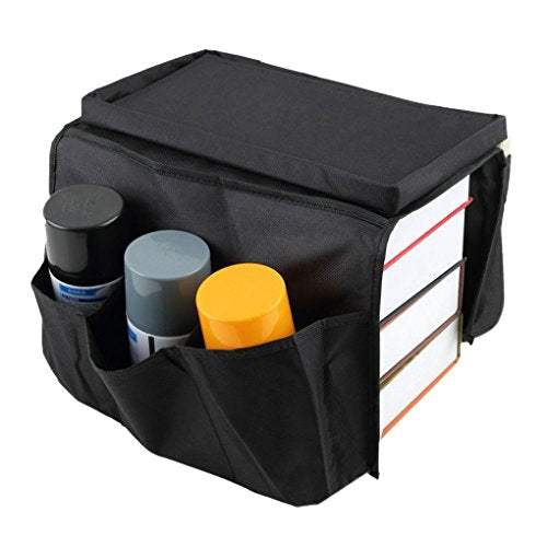 6 Pockets TV Remote Control Organizer, Home Sofa Console - Image 4