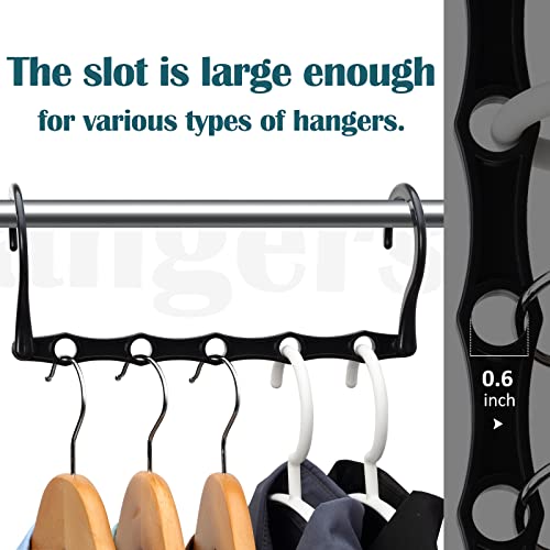 AMKUFO 6 Pack-Closet-Organizers-and-Storage, Space-Saving-Hangers - Image 6