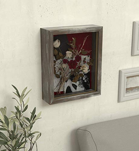 J JACKCUBE DESIGN Shadow Box Display Case 9" x 11" Memory Box - Image 5