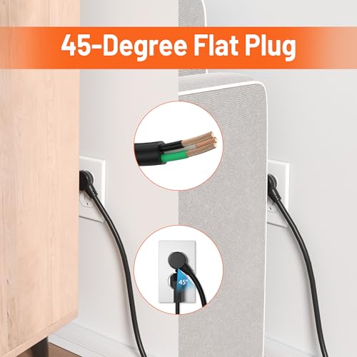 Heavy Duty 6 Outlet Metal Long Power Strip, 2700J Surge Protector - Image 6