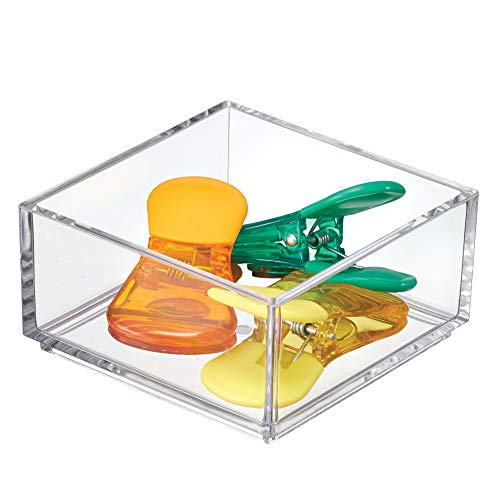 iDesign Clarity Plastic Drawer Organizer, Clear, X-S | All Products - Image 2