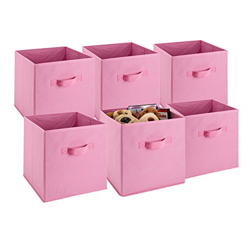 Handy Laundry 6-Pack Foldable Cube Storage Bins – | Home Organization - Image 2