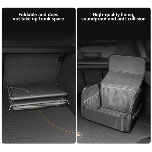 TOPABYTE Car Trunk Organizer with Lid Capacity Collapsible - Image 6