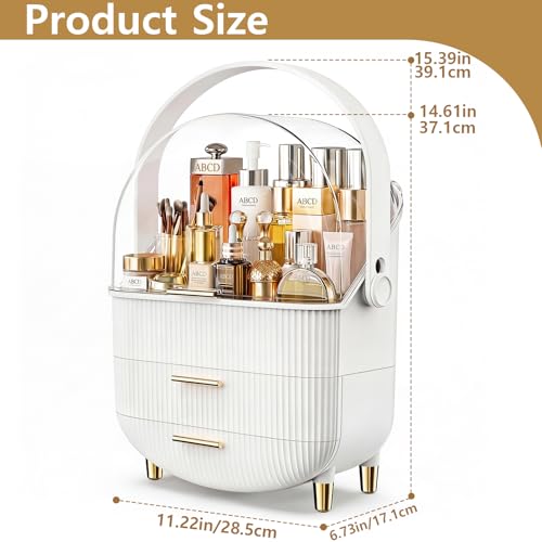NestOrganix Makeup Organizer Skincare Organizers With Drawers - Image 3