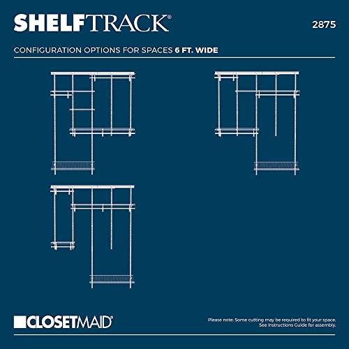 ClosetMaid ShelfTrack Wire Closet Organizer System | Home Organization - Image 6