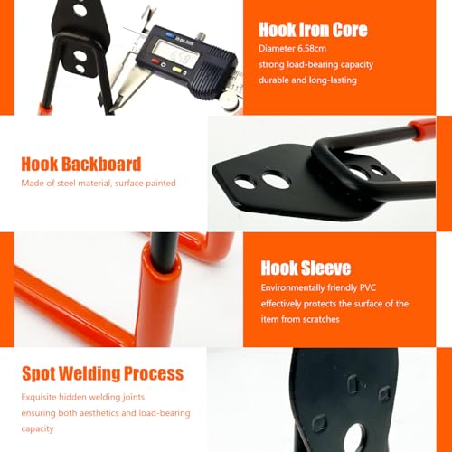 Heavy Duty Garage Storage Hooks 4 Pack Garage Tool | Garage Storage - Image 4