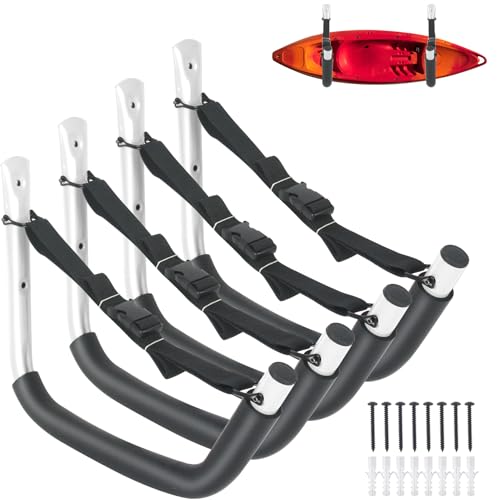 4 Pack Kayak Storage Rack, 15 Inch Kayak Rack for Garage - Image 2