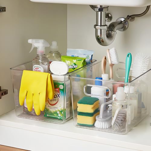 Clear Fridge Organizer Bins with Handles, 4 Pack Lar | All Products - Image 5