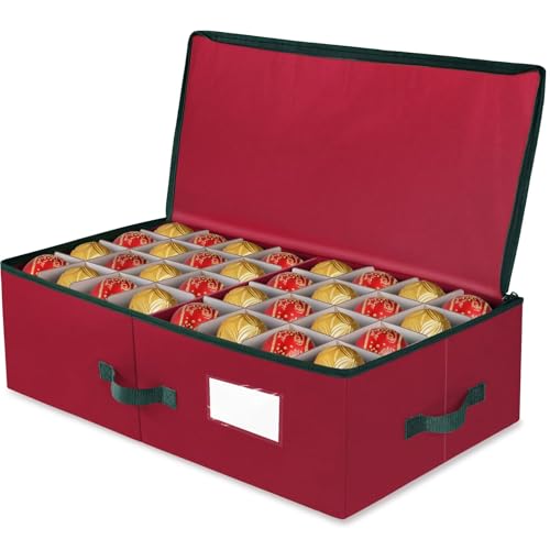 BlessedSeason Christmas Ornament Storage Box -Stores Up - Image 2