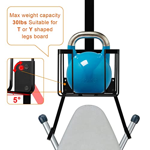 Over The Door/Wall Mount Ironing Board Hanger, Laundry - Image 7