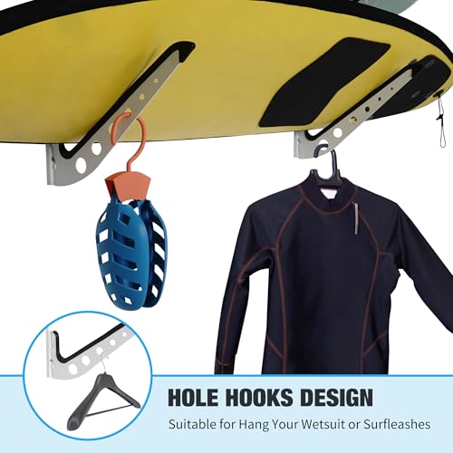 Multi Board Surf Rack Wall Mount for Surfboard, Wakeboard - Image 7