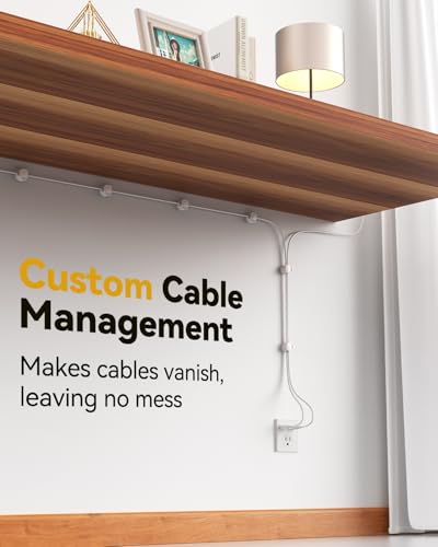 8Pack Rotatable Cord Organizer, Spring Cable Clips With Clasp - Image 6
