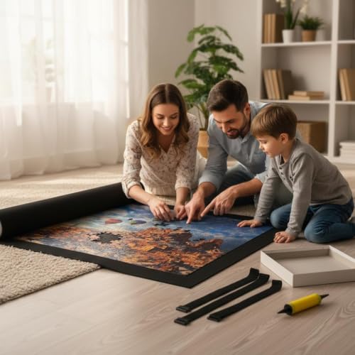 Jigsaw Puzzle Board Roll Up Mats Games Saver Portable - Image 7