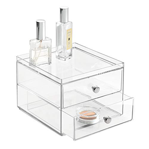 iDesign Plastic 2 Jewelry Box, Compact Storage Organization - Image 5