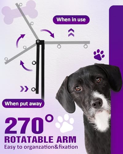 Adjustable Dog Grooming Arm with Clamp Dog Grooming | Pet Essentials - Image 3