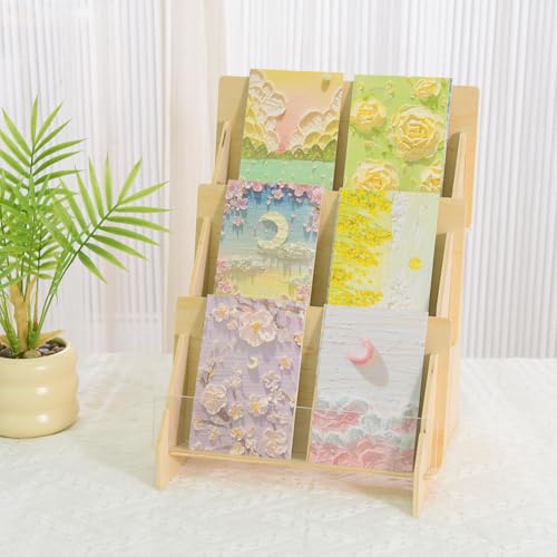 Greeting Card Display Stand, 3 Tier Postcard Display | All Products - Image 3