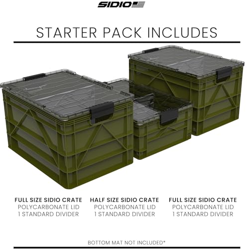 Starter Pack, HD Stackable Storage Bins with Lids & Dividers - Image 5