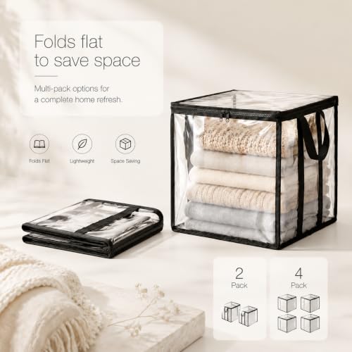 Clear Storage Bag 37"L x 18"W x 25"H, Long Soft PVC Organizer - Image 8