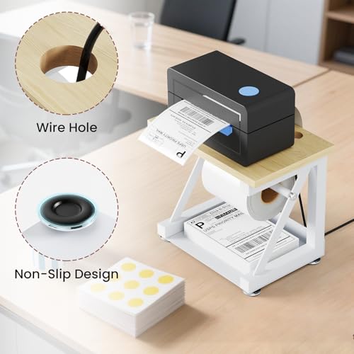 Label Holder for Rolls and Fan-fold Labels, Heavy Duty Metal - Image 4