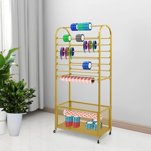 JOMCYDM Black Double-Sided Vertical Ribbon Holder | Home Organization - Image 3