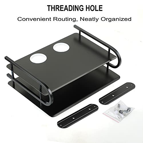 Z-Color Black Metal Double Wireless WiFi Router Stor | All Products - Image 7
