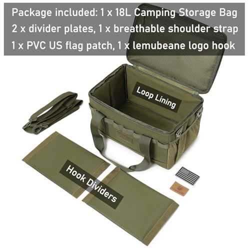 Tactical Camping Storage Bag 18L Utility Tote Bag Camp - Image 5