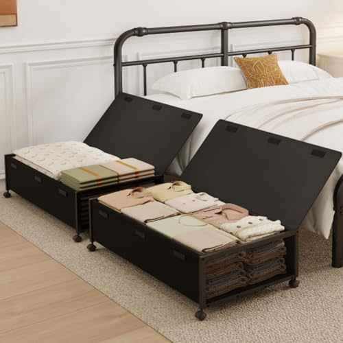 2Pack Under Bed Storage Containers, 10 inch Height,31 inch Long - Image 2