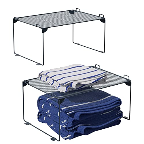 Neudeco Shelf Organizer, Gray, 2 Pack - Image 6