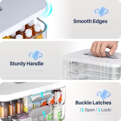 4-Tier Medicine Organizer - Multipurpose Medicine Cabinet - Image 6