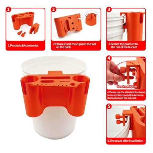 Fishing Rod Holder for Bucket, Portable Fishing Tool Station - Image 3