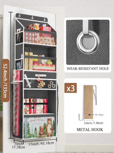WERNNSAI Wrapping Paper Storage with Removable Drawer & - Image 4