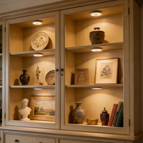 BASON LIGHTING Rechargeable Puck Lights, Wireless Closet Lights - Image 3