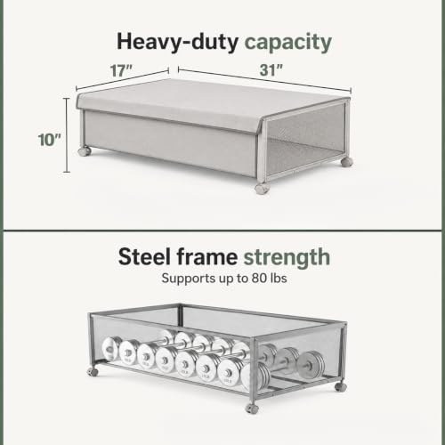 2Pack Under Bed Storage Containers,10 inch Height,31 inch Long - Image 3