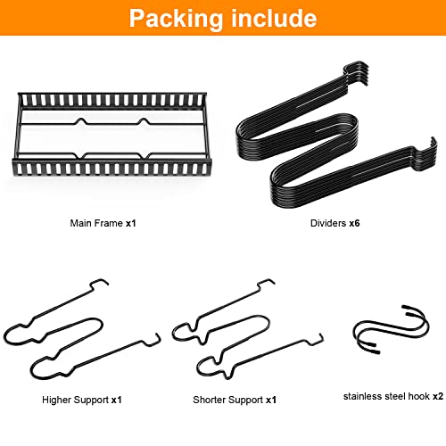 Pots and Pans Organizer for Cabinet with 2 Hooks, Ad | All Products - Image 5