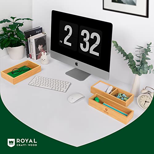 ROYAL CRAFT WOOD Luxury Bamboo Drawer Organizer Stor | All Products - Image 8
