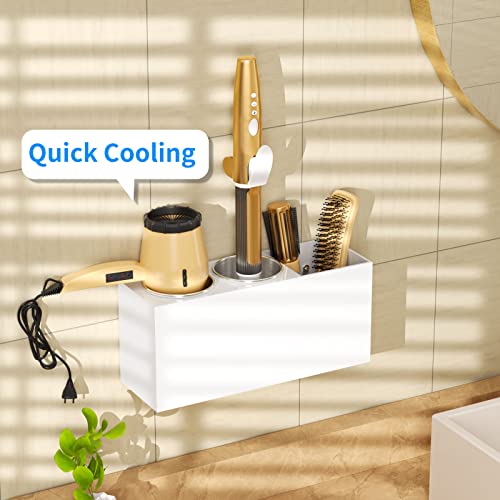 NIUBEE Hair Tool Organizer Wall Mount, Hair Dryer Holder - Image 5