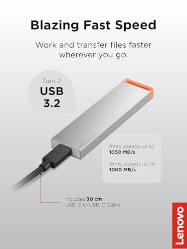 Lenovo PS8S 2TB Portable SSD, Up to 1050MB/s Read - Image 4