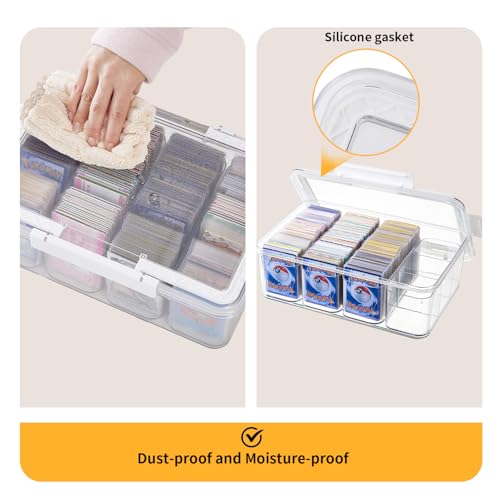Portable Card storage box with 12 | Home Organization - Image 6