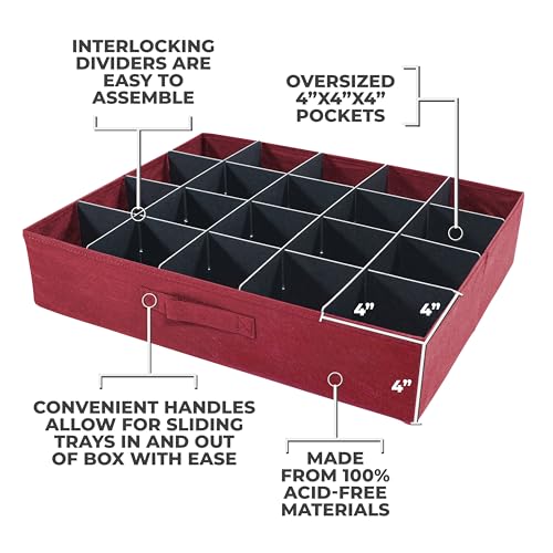 Christmas Ornament Storage Box, Holds 60-4 Inch Ornaments - Image 4