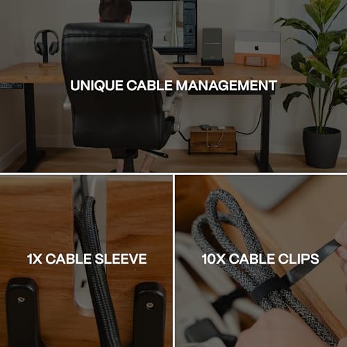 Extra Large Cable Management Box, Wood Cord Hider Box & - Image 5