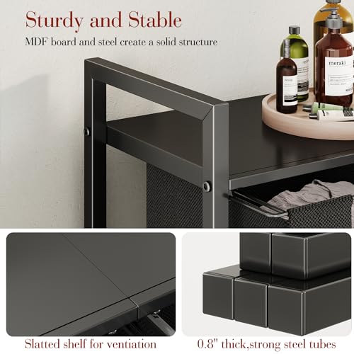 Kitstorack Laundry Basket Organizer, Laundry Hamper - Image 4